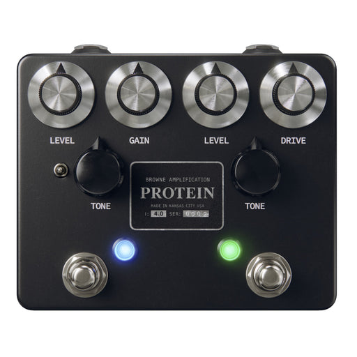 Browne Amplification Protein Dual Overdrive V4 Black Finish