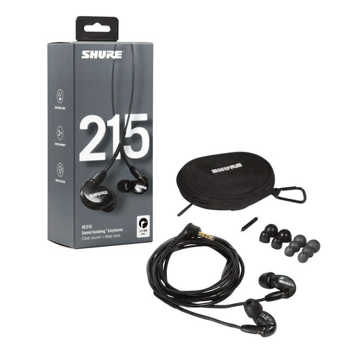 Shure SE215 Professional Sound Isolating Earphones Black