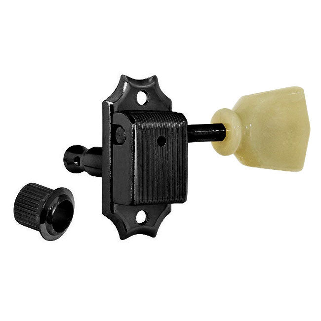 Gotoh SD90 Vintage-Style 3x3 Tuners Keystone Buttons Black TK-0770-003