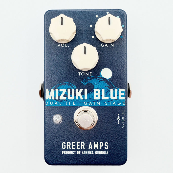 Greer Mizuki Blue Dual-JFET Overdrive Pedal