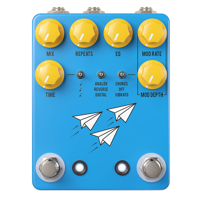 JHS Pedals Flight Delay Pedal Blue