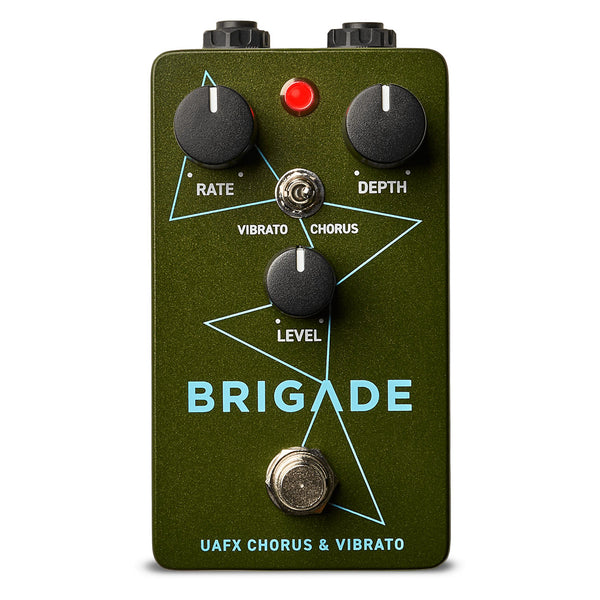 ギター UAFX BRIGADE Chorus & Vibrato Universal Audio UAFX Brigade Chorus & Vibrato — Vision Guitar