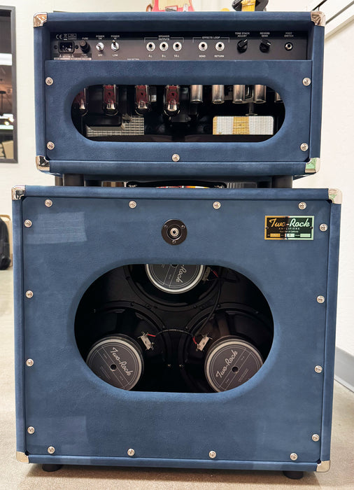 Two-Rock Vintage Deluxe 40w 6V6 Head & 3x10 Cabinet Blue Denim Suede
