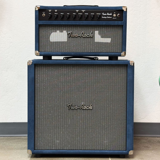 Two-Rock Vintage Deluxe 40w 6V6 Head & 3x10 Cabinet Blue Denim Suede