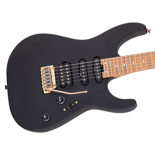 Charvel USA Select DK24 HSS 2PT CM Maple Fingerboard Satin Black 2839413768