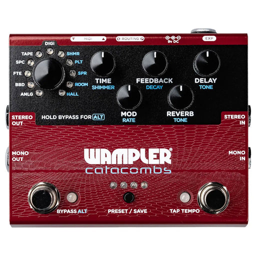 Wampler Catacombs Programmable Delay & Reverb Pedal