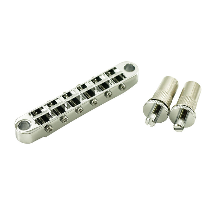 Gotoh Wide Tune-O-Matic Bridge With Large Posts Chrome GE103B-TC