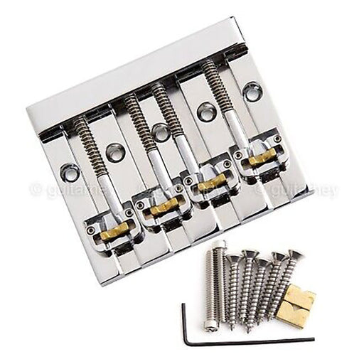 Hipshot 4-String KickAss Bass Bridge Chrome 5K400C