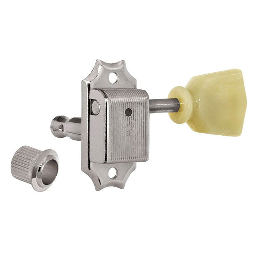 Gotoh SD90 Vintage-Style 3x3 Tuners Keystone Buttons Nickel TK-0770-001