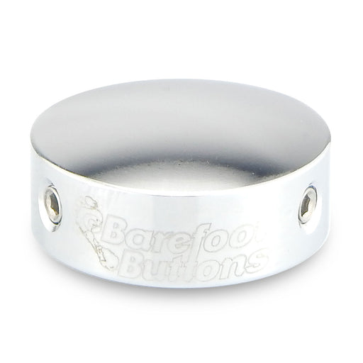 Barefoot Buttons Version 1 Standard (3/8" 10mm 3PDT Switches) Chrome