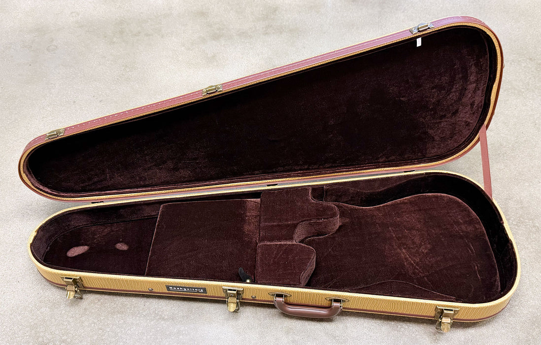 Nash Guitars Custom Alligator Teardrop Tele Hard Case