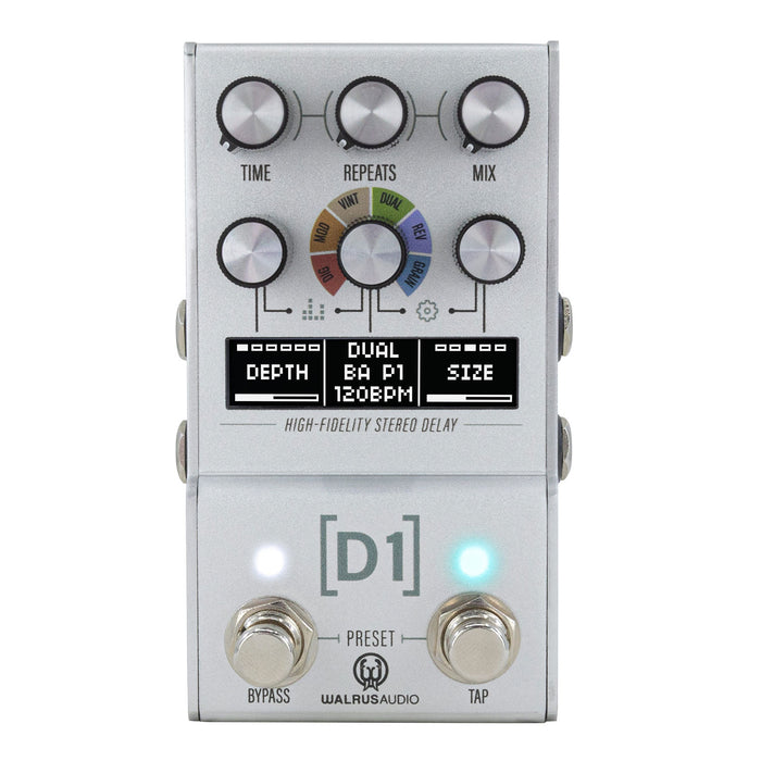 Walrus Audio Mako Series MKII D1 High-Fidelity Delay Pedal