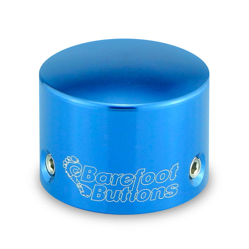 Barefoot Buttons Version 1 Tallboy Dark Blue (3/8" 10mm 3PDT Switches)