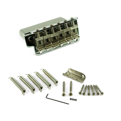 Kluson Vintage Steel Block Tremolo Contemporary 2 1/8" (54mm) Spacing Chrome KNTSC