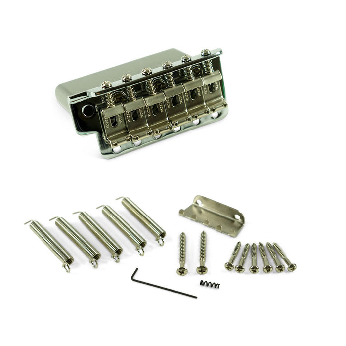 Kluson Vintage Steel Block Tremolo Contemporary 2 1/8" (54mm) Spacing Chrome KNTSC