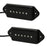 Bare Knuckle Nantucket 90 Dogear P-90 Pickup Set Black Covers