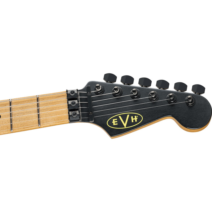 EVH Limited Edition Striped Series Frankenstein Black Yellow Stripes Aged 5107900528