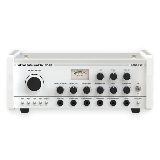 Echofix EF-X3 Limited Release White Table Top Echo BBD Analog Chorus & Spring Reverb