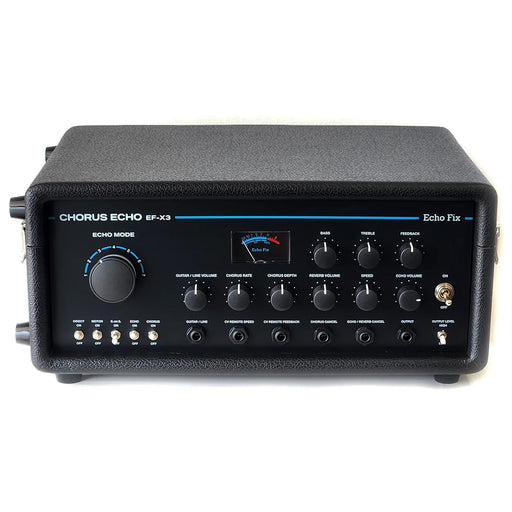 Echofix EF-X3 Tolex Enclosure Black Echo BBD Analog Chorus & Spring Reverb