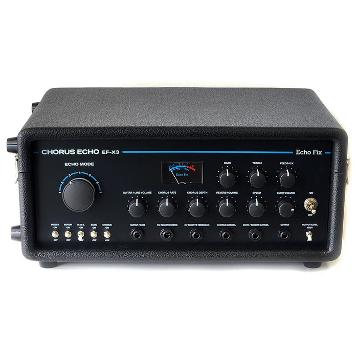 Echofix EF-X3 Tolex Enclosure Black Echo BBD Analog Chorus & Spring Reverb