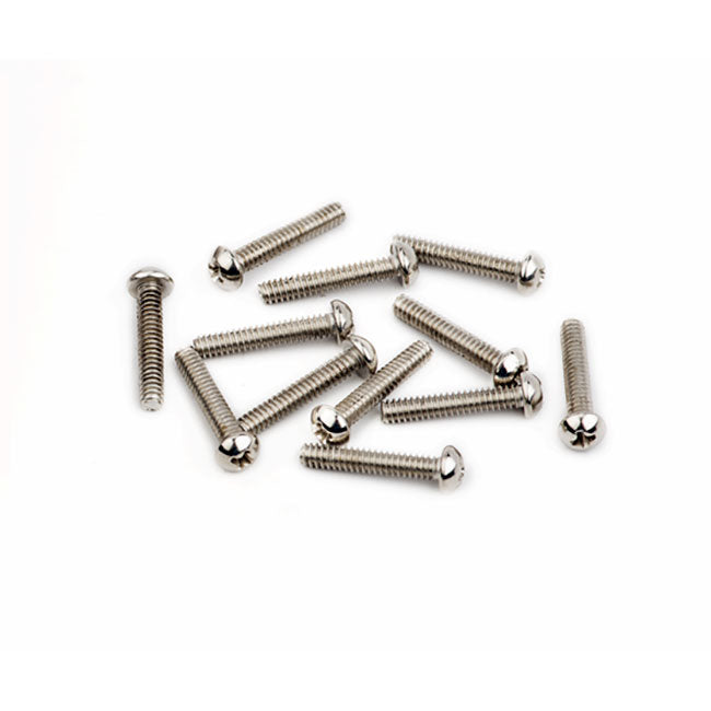 Fender American Vintage Strat Saddle Intonation Screws Nickel (12) 0015693049
