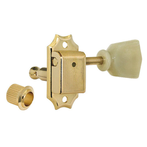 Gotoh SD90 Vintage-Style 3x3 Tuners Keystone Buttons Gold TK-0770-002