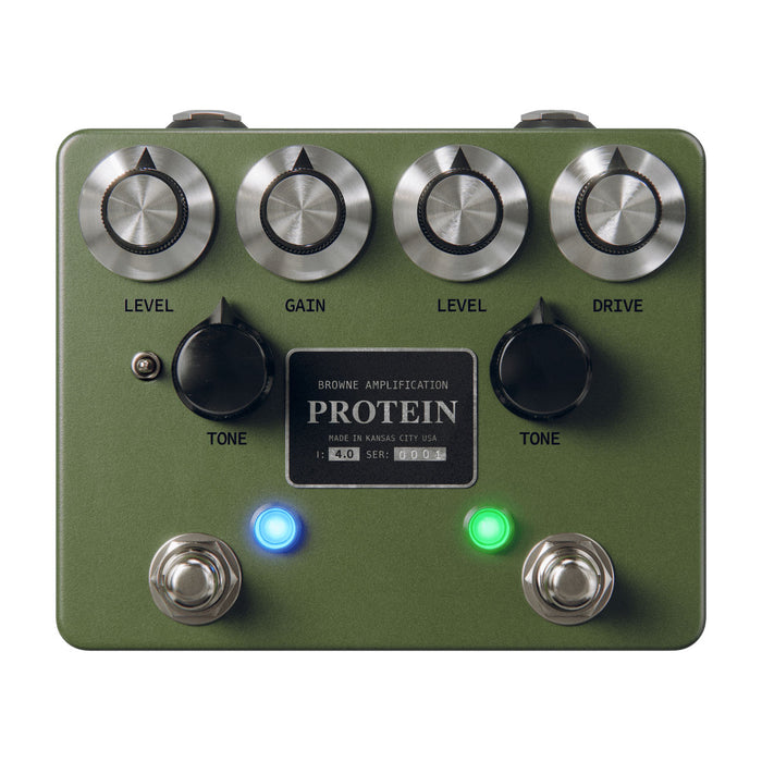 Browne Amplification Protein Dual Overdrive V4 Green Finish
