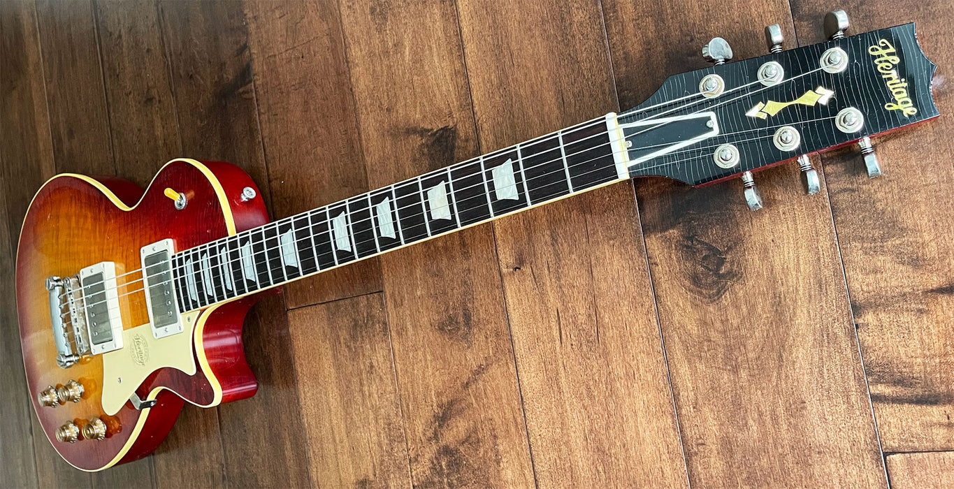 Heritage Custom Shop Core H-150 Guitar Aged Dark Cherry Burst HC1230436