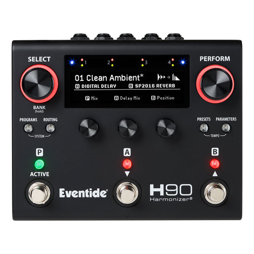 Eventide H90 Dark Edition Harmonizer Premier Multi-FX pedal with 64 Studio-Quality Effects
