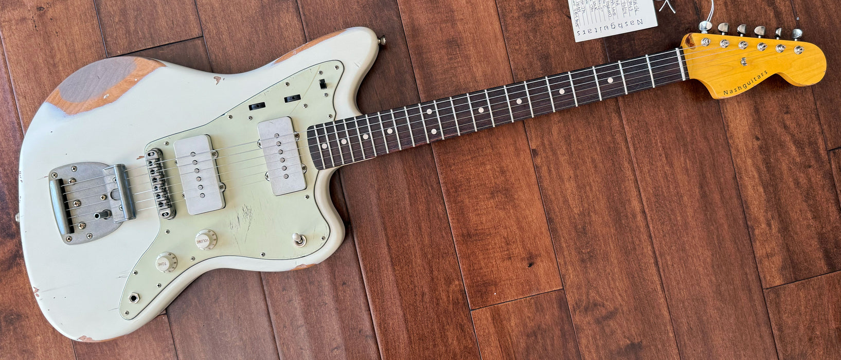 Nash Guitars Model JM-63 Olympic White Lollar Pickups Rosewood Neck VSN136