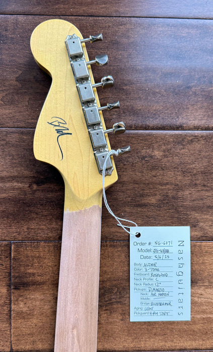 Nash Custom Jag-Paul 3-Tone Sunburst NG-6071