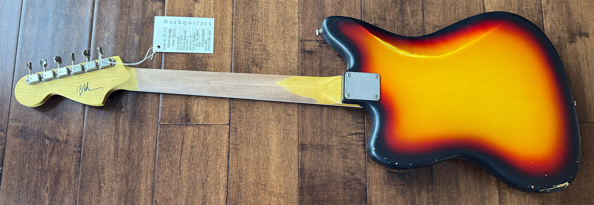 Nash Custom Jag-Paul 3-Tone Sunburst NG-6071