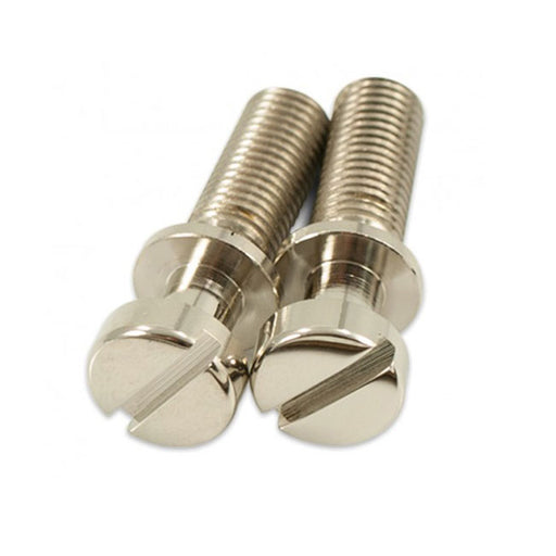 Kluson USA Steel Stop Tailpiece Stud Set USA Thread Nickel KSTPSS781-N