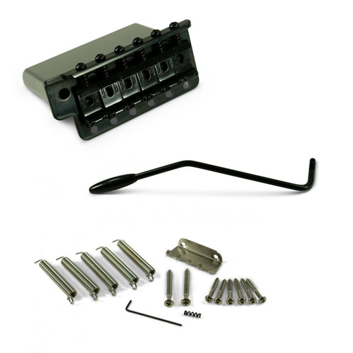 Kluson Vintage Steel Block Tremolo Bridge 2 1/8" 52mm Narrow Spacing Black KNTSB