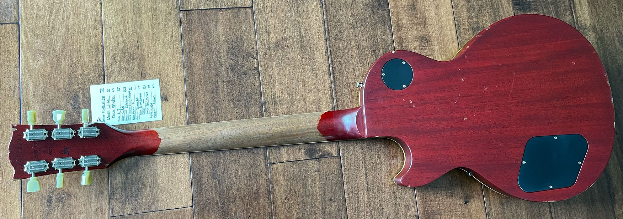 Nash LP60 Gibson Les Paul Conversion Electric Guitar Cherry Burst 140112241