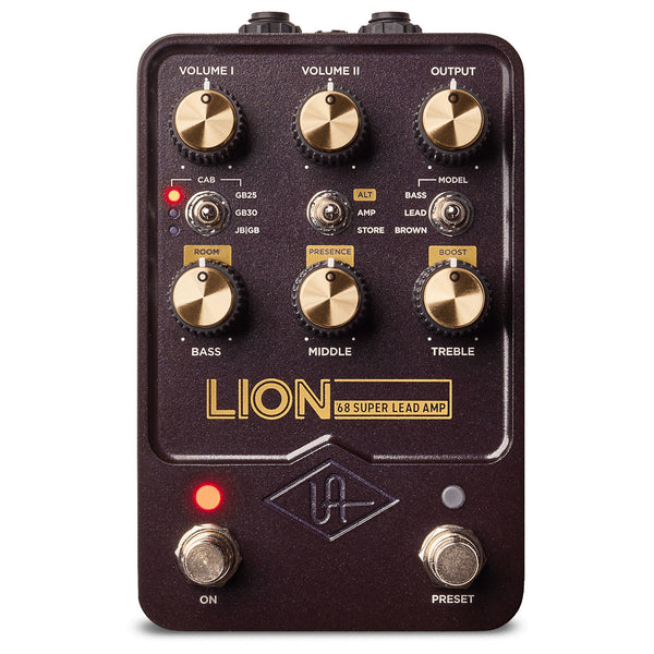 値下げ：UAFX LION 68 SUPER LEAD AMP Universal Audio UAFX Lion '68 Super Lead Amp — Vision Guitar