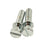 Kluson USA Long 0.938" Steel Stop Tailpiece Stud Set USA Thread Chrome KSTPSS938-C