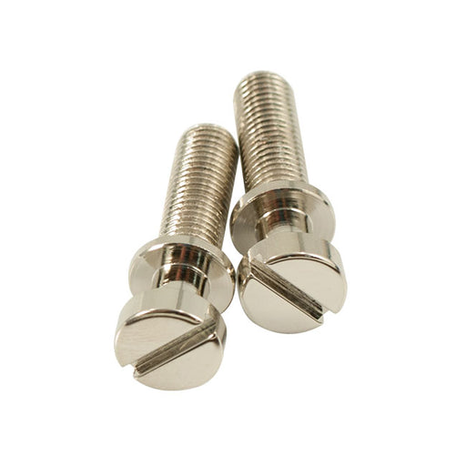 Kluson USA Long 0.938" Steel Stop Tailpiece Stud Set USA Thread Nickel KSTPSS938-N
