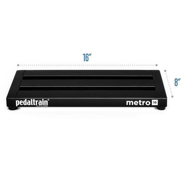 PedalTrain Metro 16 Pedalboard & Accessories 16" x 8" PT-M16-F