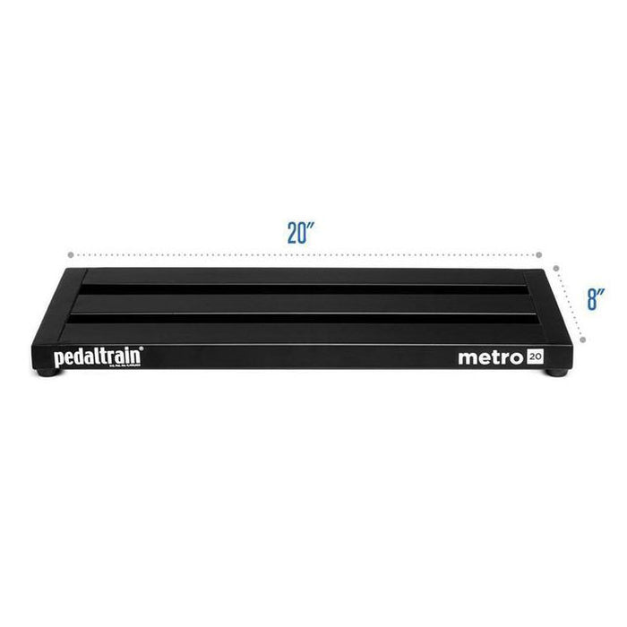 PedalTrain Metro 20 Pedalboard & Accessories 20" x 8" PT-M20-F