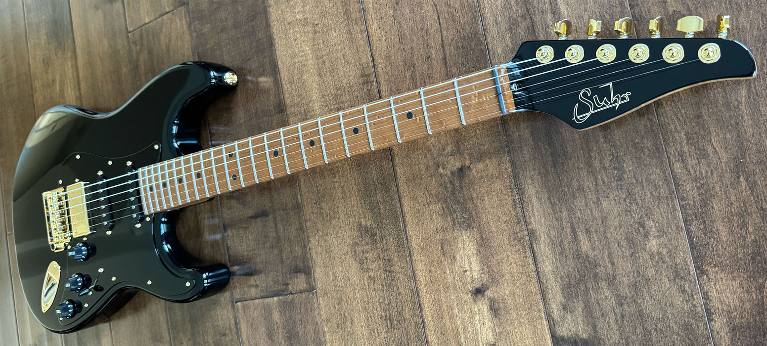 Suhr Mateus Asato Signature Classic S Electric Guitar Black Gloss 81550