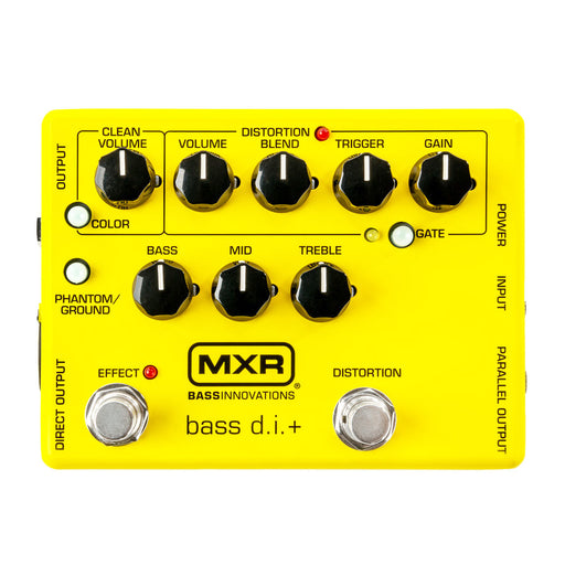 MXR M80Y Limited Edition Yellow Bass DI+ Pedal