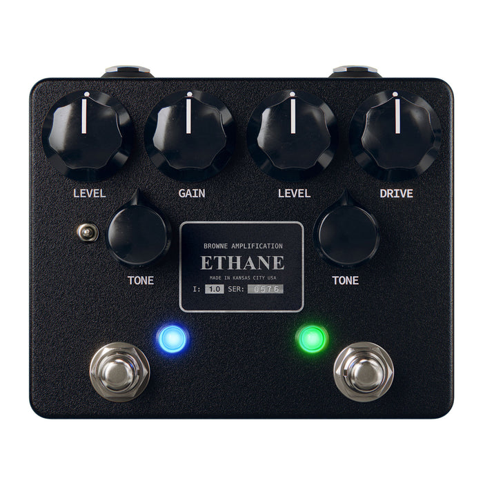 Browne Amplification Ethane Dual Overdrive Matte Black