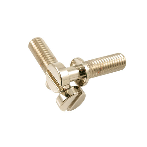 Kluson USA Steel Stop Tailpiece Stud Set Metric Thread Nickel KMTPSS781-N