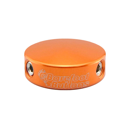 Barefoot Buttons Version 1 (3/8" 10mm 3PDT Switches) Mini Orange