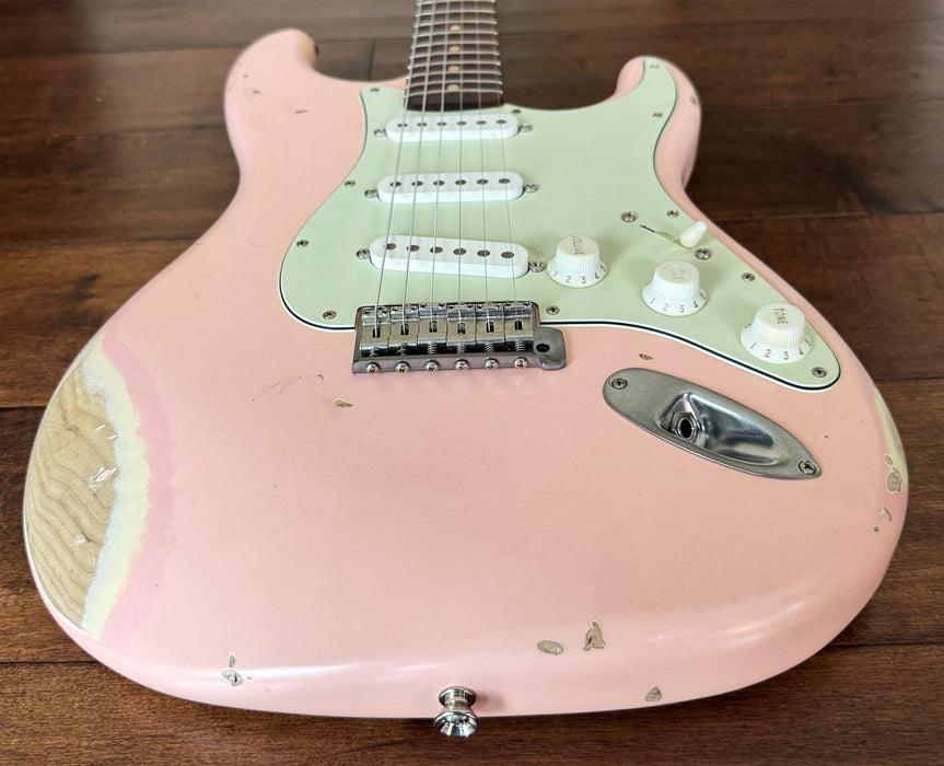 Nash Guitars S-63 Shell Pink Lollar Pickups Rosewood Neck NG6086