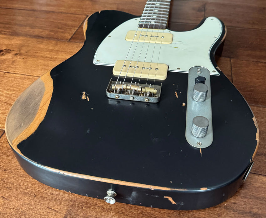 Nash Guitars Model T-2HB P90 Pickups Black Rosewood Neck NG5918