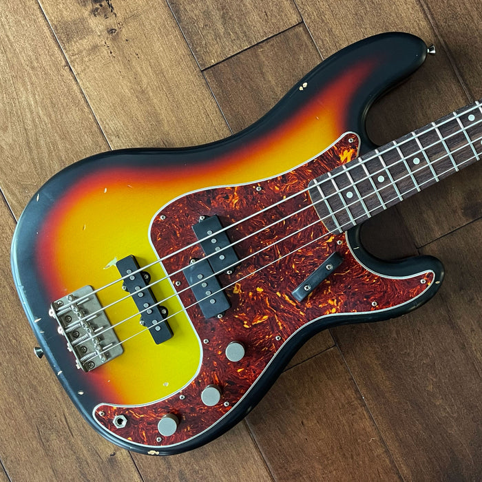 Nash Guitars Model PBJ-63 Aged 3-Tone Sunburst Lollar Pickups NG5805