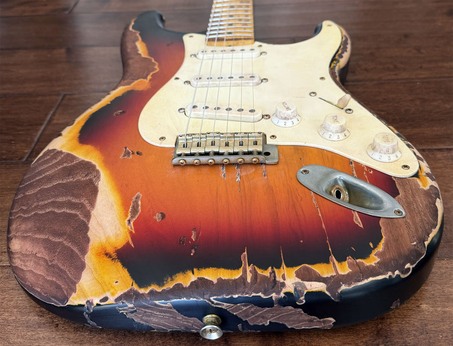Nash Guitars Model S-57 Aged 3-Tone Sunburst Lollar Pickups NG6573