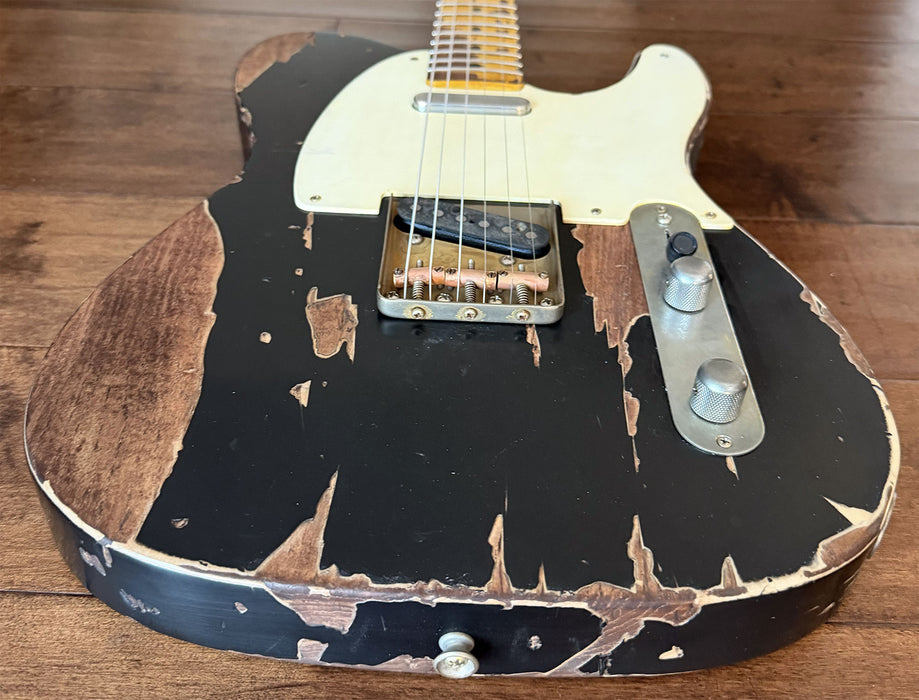 Nash Guitars Model T-57 Humbucker Neck Maple Neck Aged Black NG6424